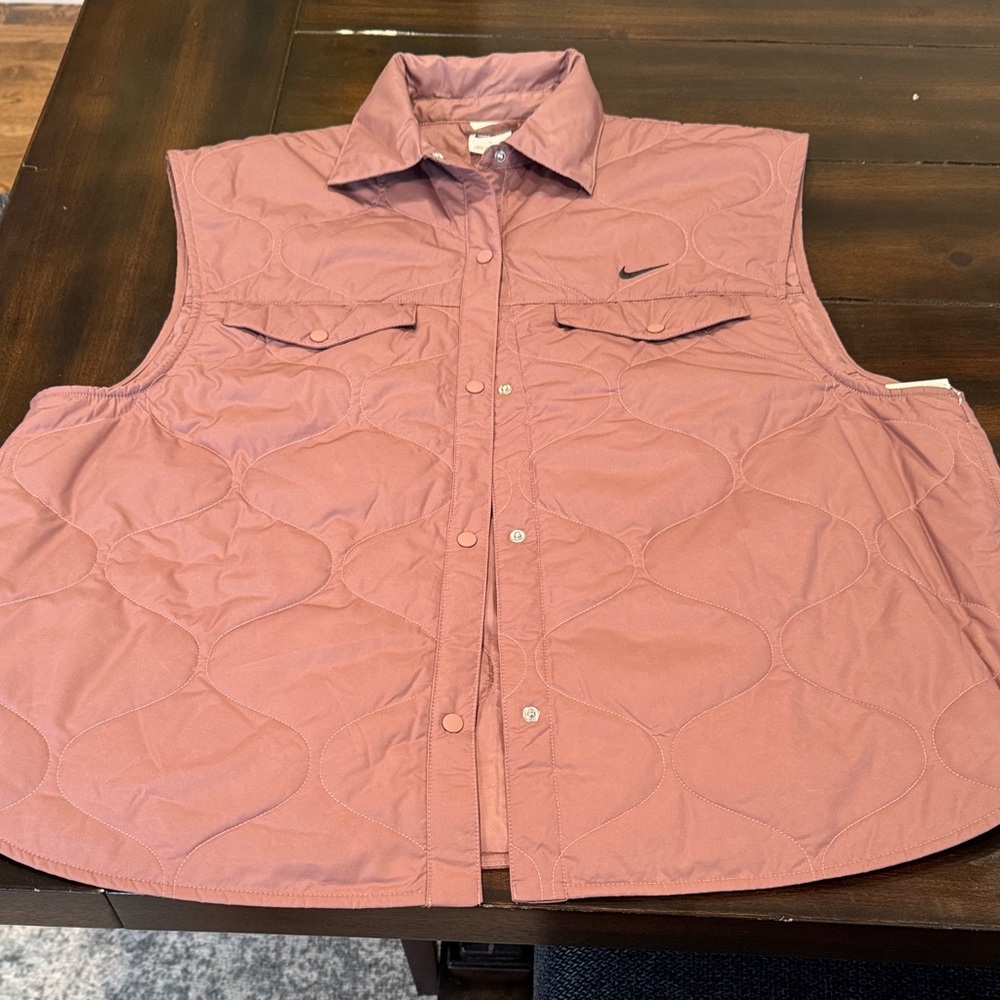 Nike Dusty Purple Quilted Vest